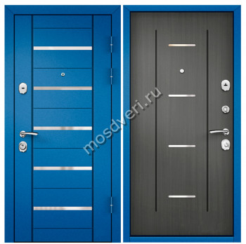 Синие входные двери в квартиру SVK-41 - купить от производителя Мосдвери Синие входные двери в квартиру SVK-41